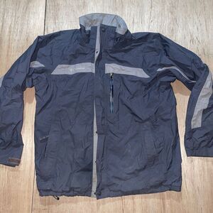 Columbia Core Interchange Jacket Mens‎ Sz Large Gray